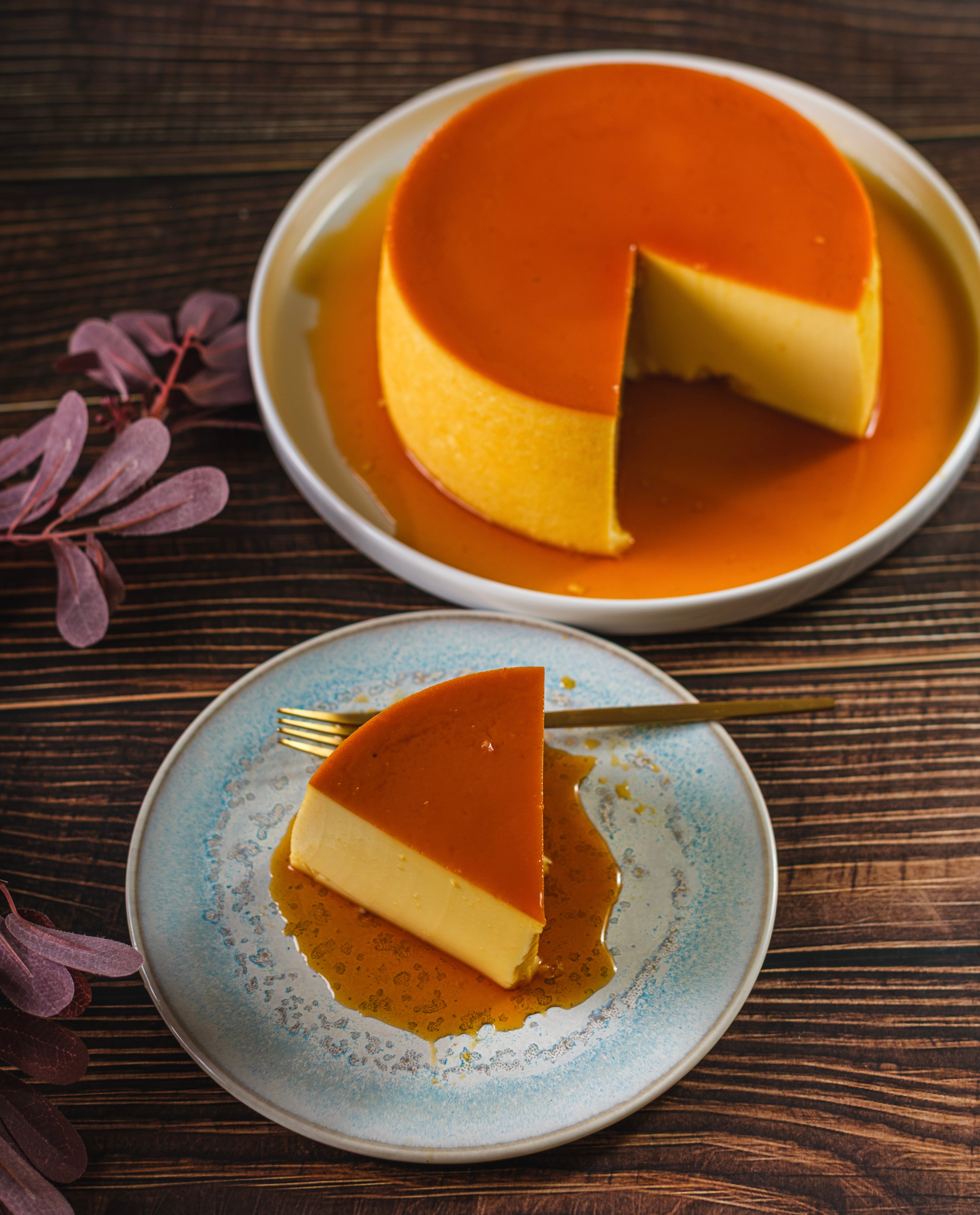 Preparación del flan paso 2