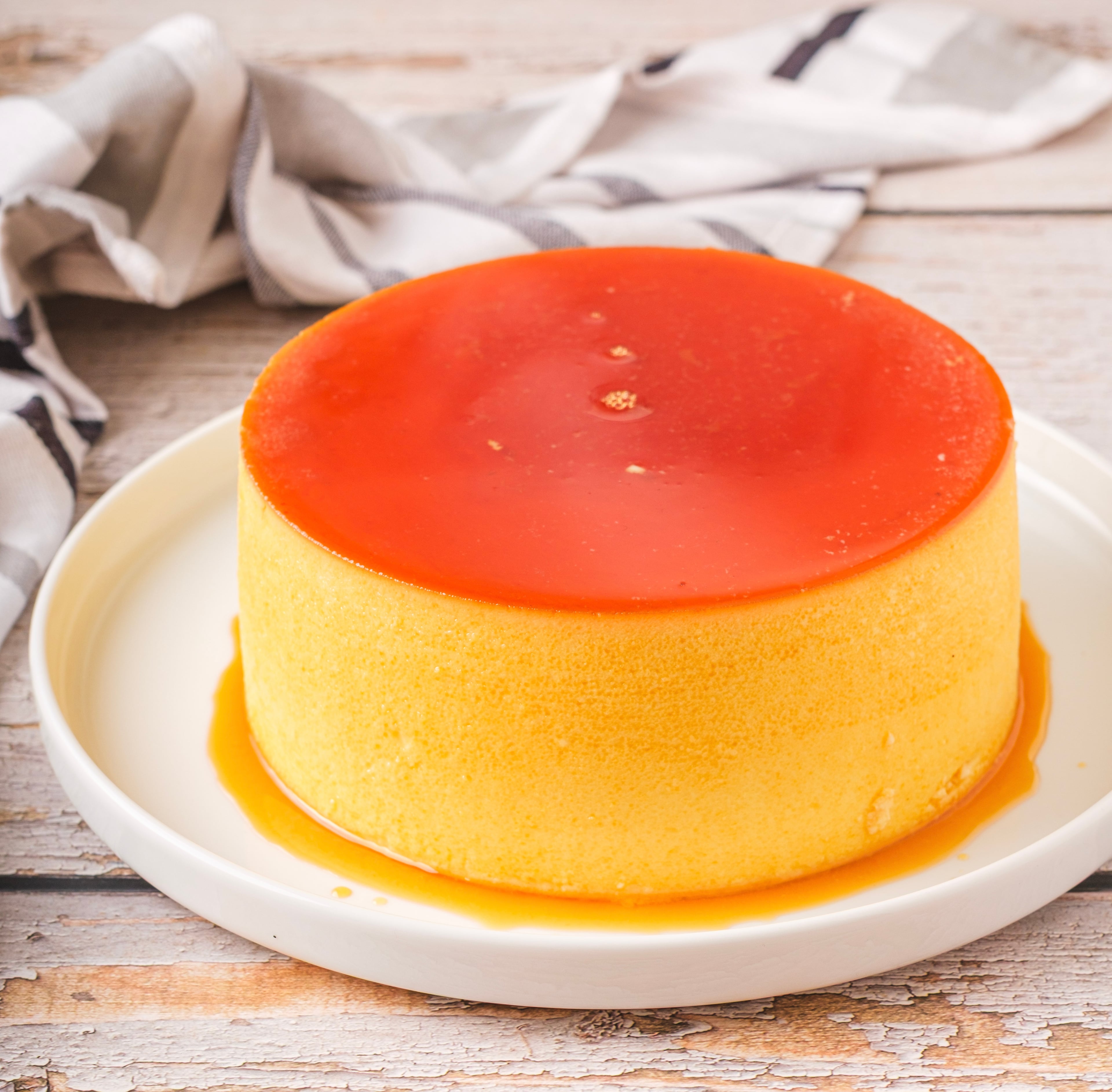 Preparación del flan paso 4