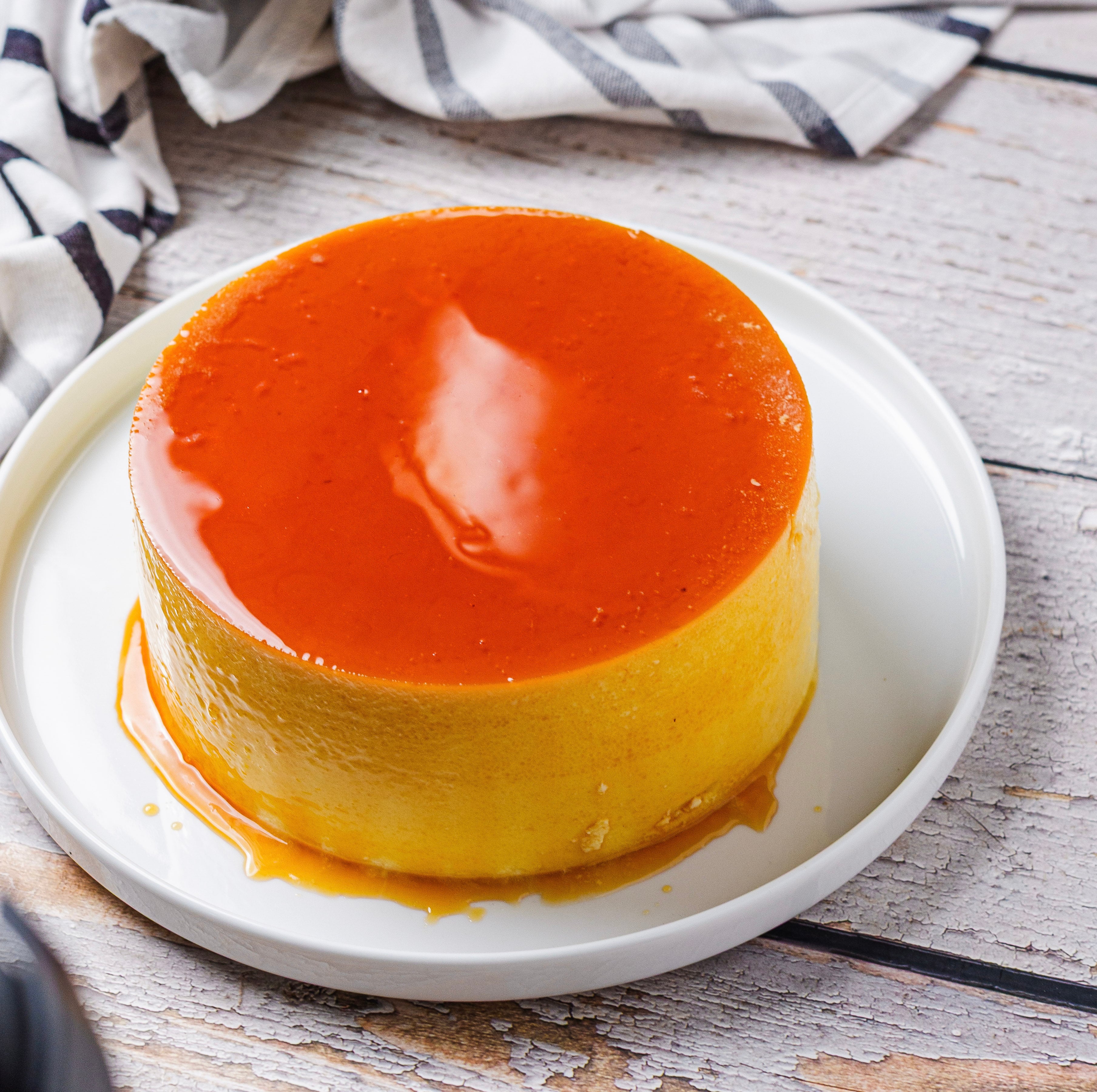 Preparación del flan paso 5